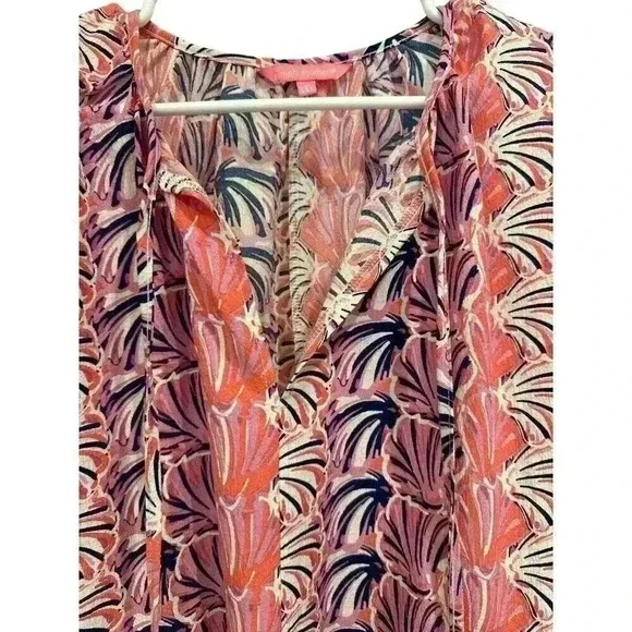 Simply Southern Gather Blouse with Bell Sleeves Size XXL, Pre-Owned - Picture 6 of 8